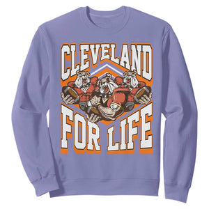 Cleveland For Life Sweatshirt CFBB Fan Gift TS12 Violet Print Your Wear