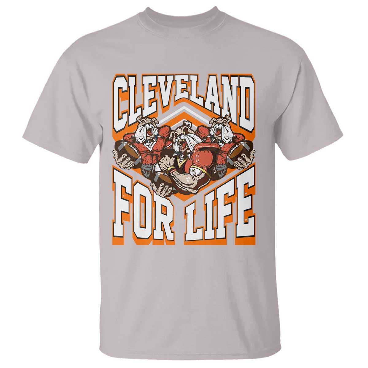Cleveland For Life T Shirt CFBB Fan Gift TS12 Ice Gray Print Your Wear