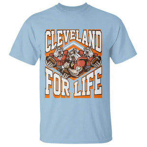 Cleveland For Life T Shirt CFBB Fan Gift TS12 Light Blue Print Your Wear