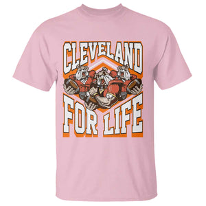 Cleveland For Life T Shirt CFBB Fan Gift TS12 Light Pink Print Your Wear