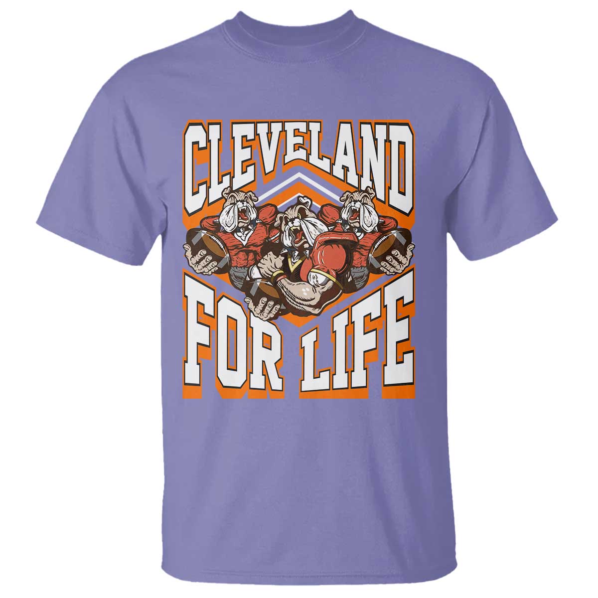 Cleveland For Life T Shirt CFBB Fan Gift TS12 Violet Print Your Wear