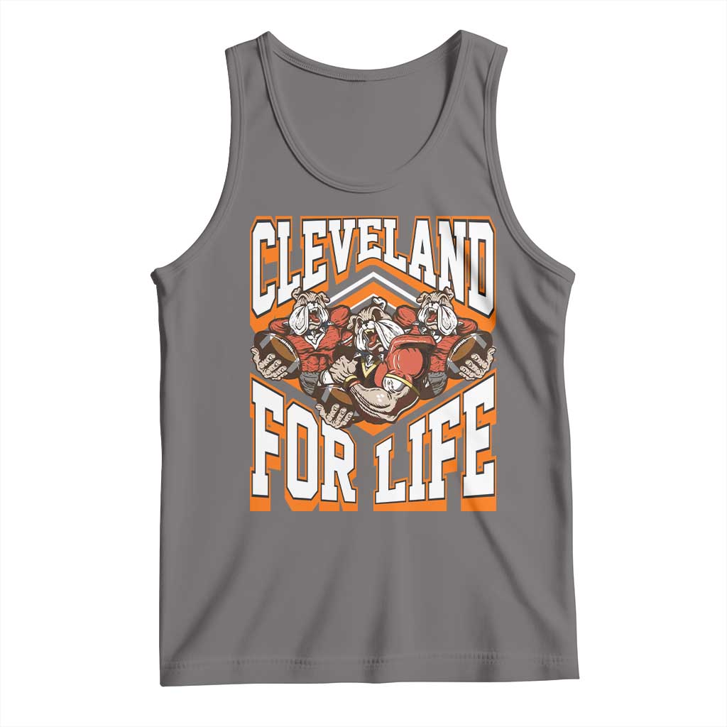 Cleveland For Life Tank Top CFBB Fan Gift TS12 Deep Heather Print Your Wear