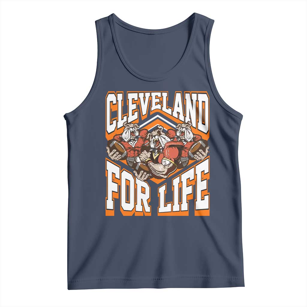 Cleveland For Life Tank Top CFBB Fan Gift TS12 Navy Print Your Wear
