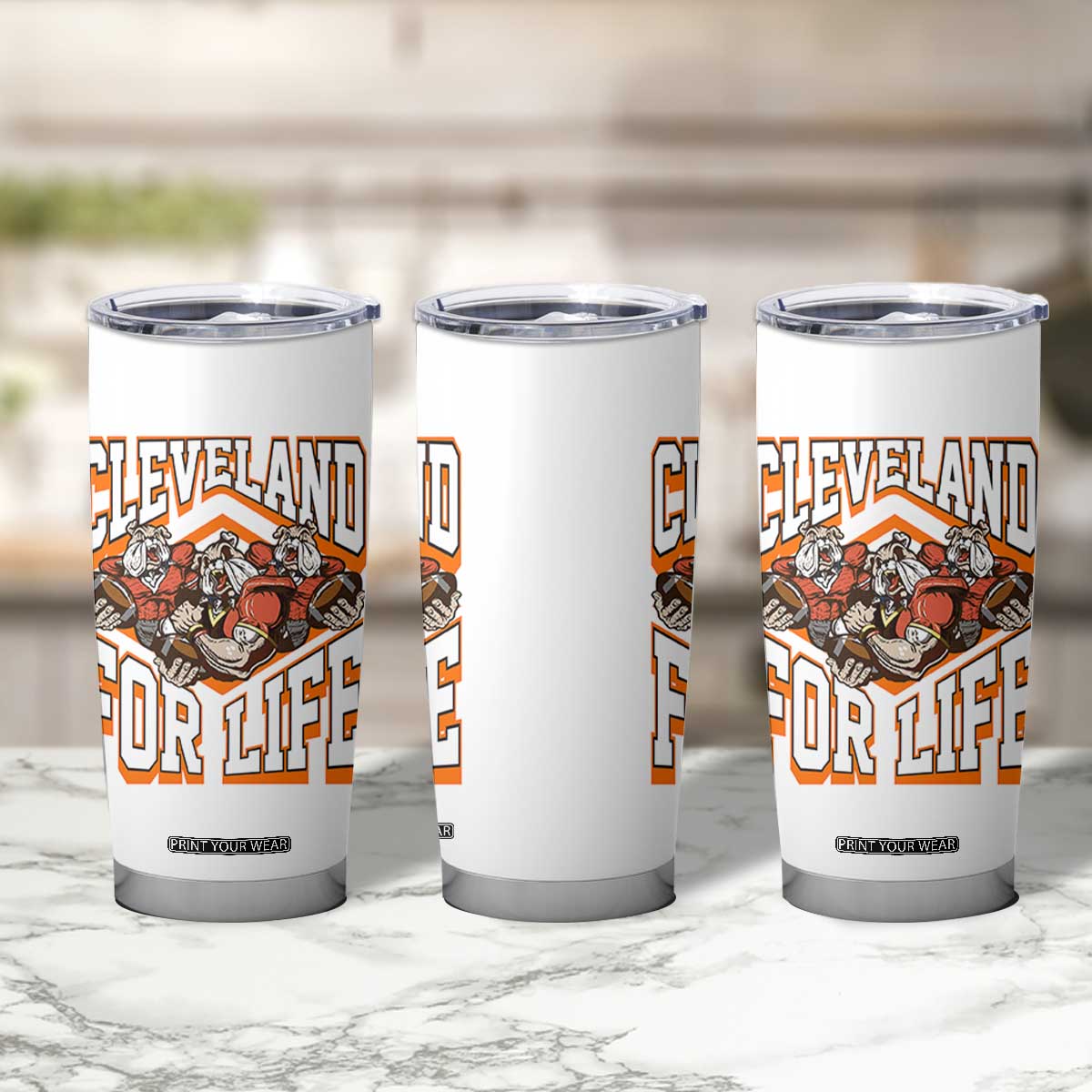 Cleveland For Life Tumbler Cup CFBB Fan Gift TS12 Print Your Wear