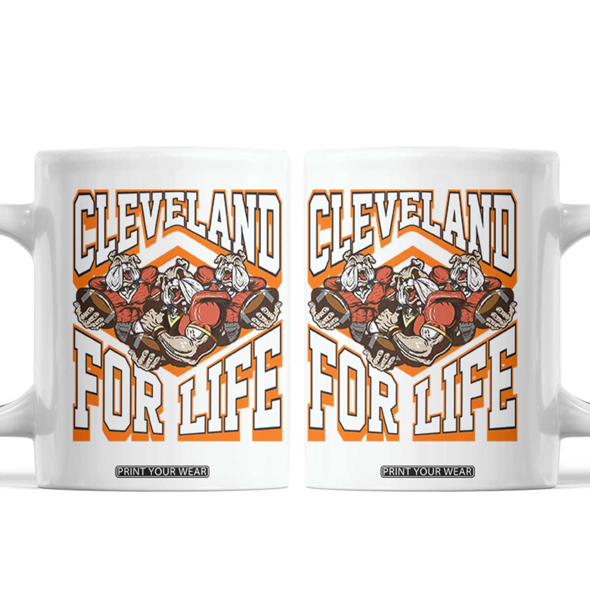 Cleveland For Life Coffee Mug CFBB Fan Gift TS12 White Print Your Wear