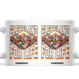 Cleveland For Life Coffee Mug CFBB Fan Gift TS12 White Print Your Wear