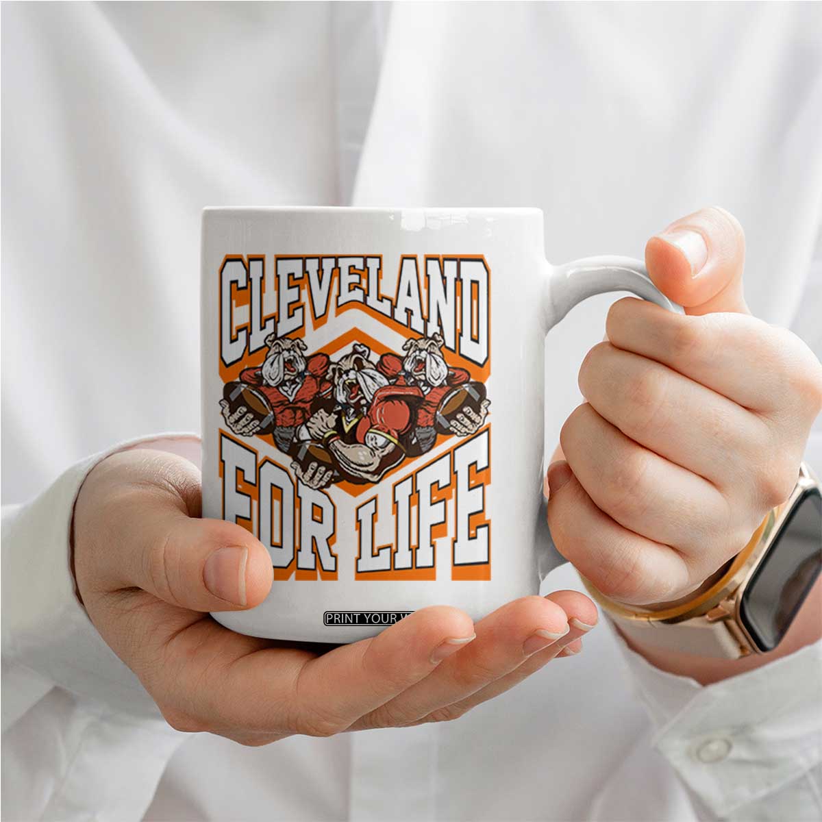 Cleveland For Life Coffee Mug CFBB Fan Gift TS12 Print Your Wear