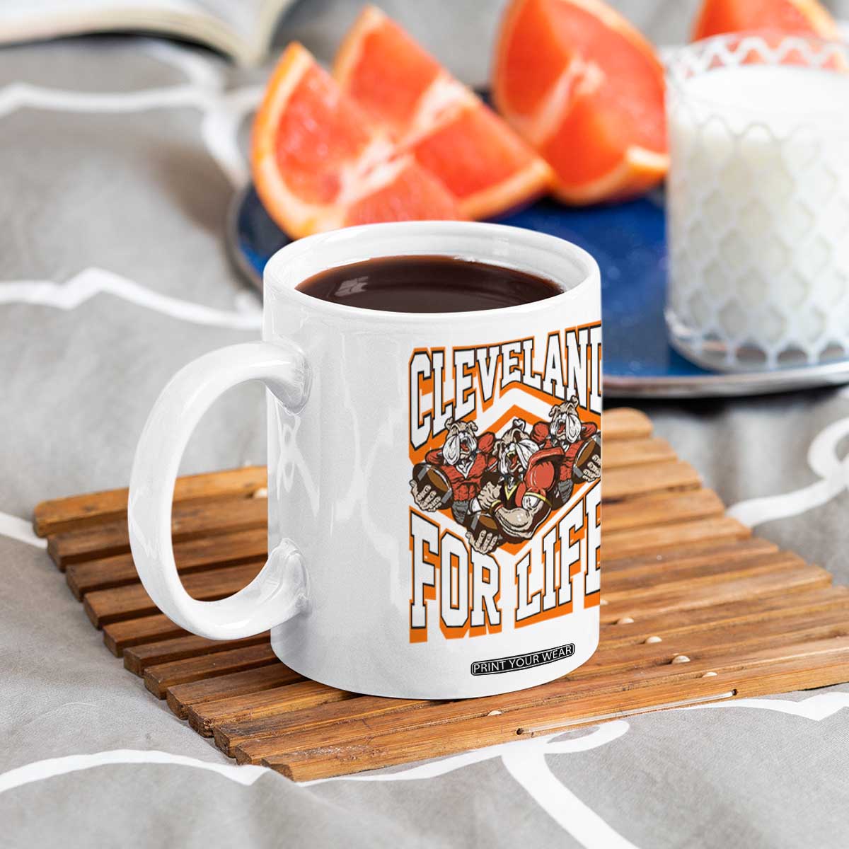 Cleveland For Life Coffee Mug CFBB Fan Gift TS12 Print Your Wear