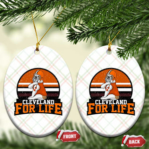 Funny Bulldog Game Day Ceramic Ornament Cleveland For Life TS12 Print Your Wear