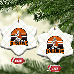 Funny Bulldog Game Day Ceramic Ornament Cleveland For Life TS12 Print Your Wear