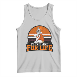 Funny Bulldog Game Day Tank Top Cleveland For Life TS12 Ash Print Your Wear