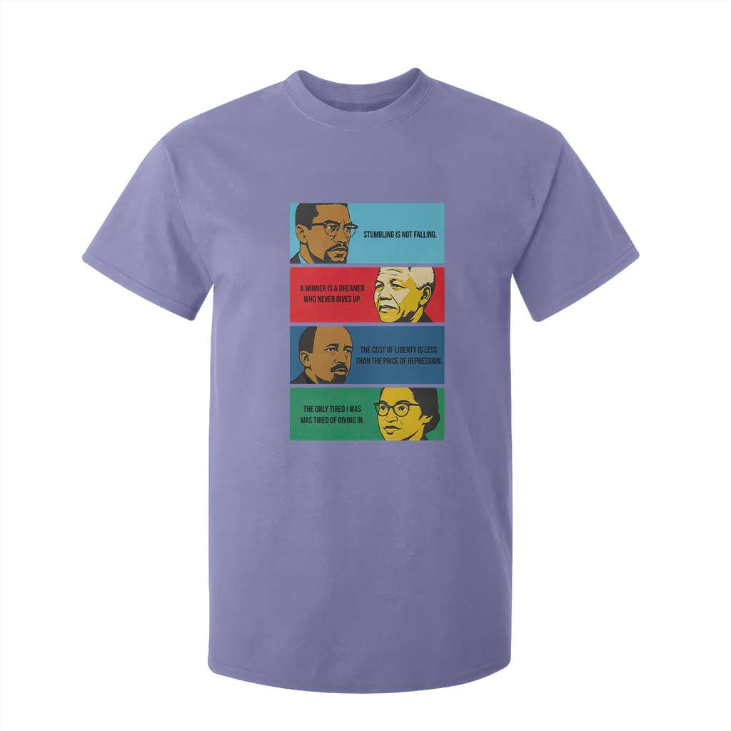 African American Leaders History Quote Gift T Shirt For Kid TS12 Violet Print Your Wear