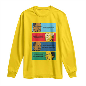 African American Leaders History Quote Gift Long Sleeve Shirt TS12 Daisy Print Your Wear