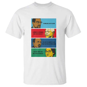 African American Leaders History Quote Gift T Shirt TS12 White Print Your Wear