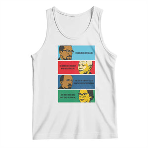 African American Leaders History Quote Gift Tank Top TS12 White Print Your Wear