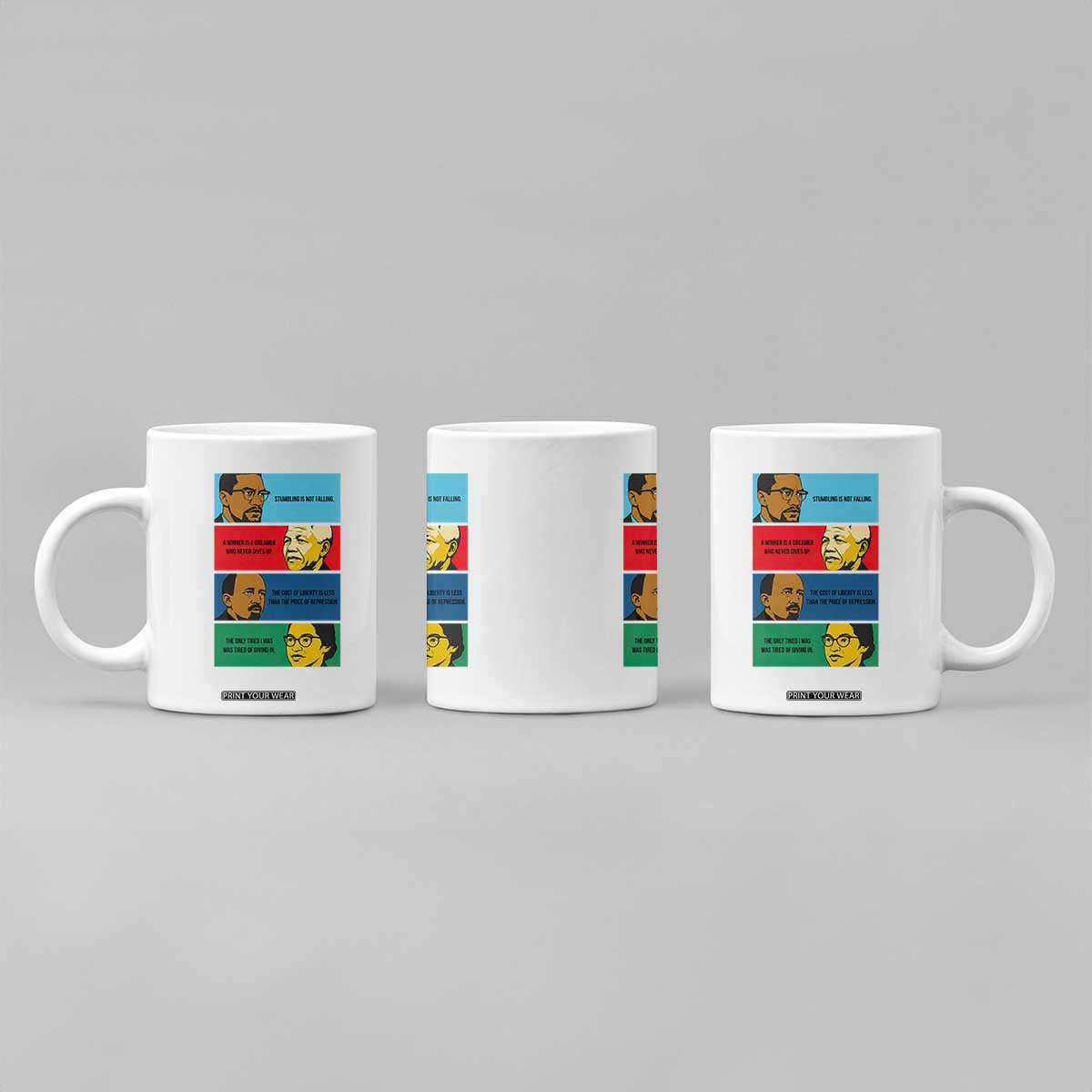 African American Leaders History Quote Gift Coffee Mug TS12 Print Your Wear