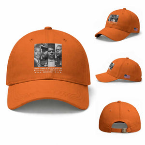 Marcus Garve Quote Baseball Cap Liberate The Minds Of Men TS12 Baseball Cap Universal Fit Orange Print Your Wear