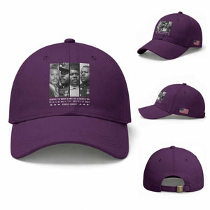 Marcus Garve Quote Baseball Cap Liberate The Minds Of Men TS12 Baseball Cap Universal Fit Purple Print Your Wear