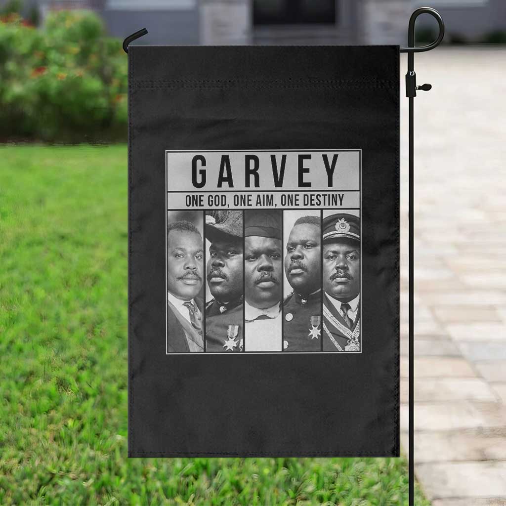 Marcus Garvey Quote Garden Flag One God One Aim One Destiny TS12 Print Your Wear