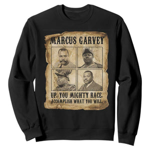 Vintage Marcus Garvey Sweatshirt Up You Mighty Race Quote TS12 Black Print Your Wear