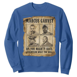 Vintage Marcus Garvey Sweatshirt Up You Mighty Race Quote TS12 Royal Blue Print Your Wear