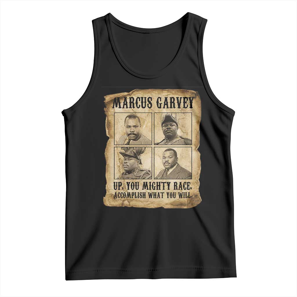 Vintage Marcus Garvey Tank Top Up You Mighty Race Quote TS12 Black Print Your Wear