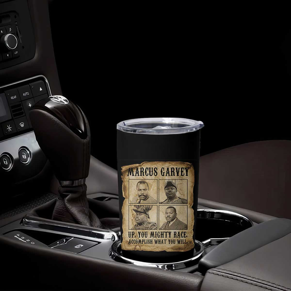 Vintage Marcus Garvey Tumbler Cup Up You Mighty Race Quote TS12 Print Your Wear