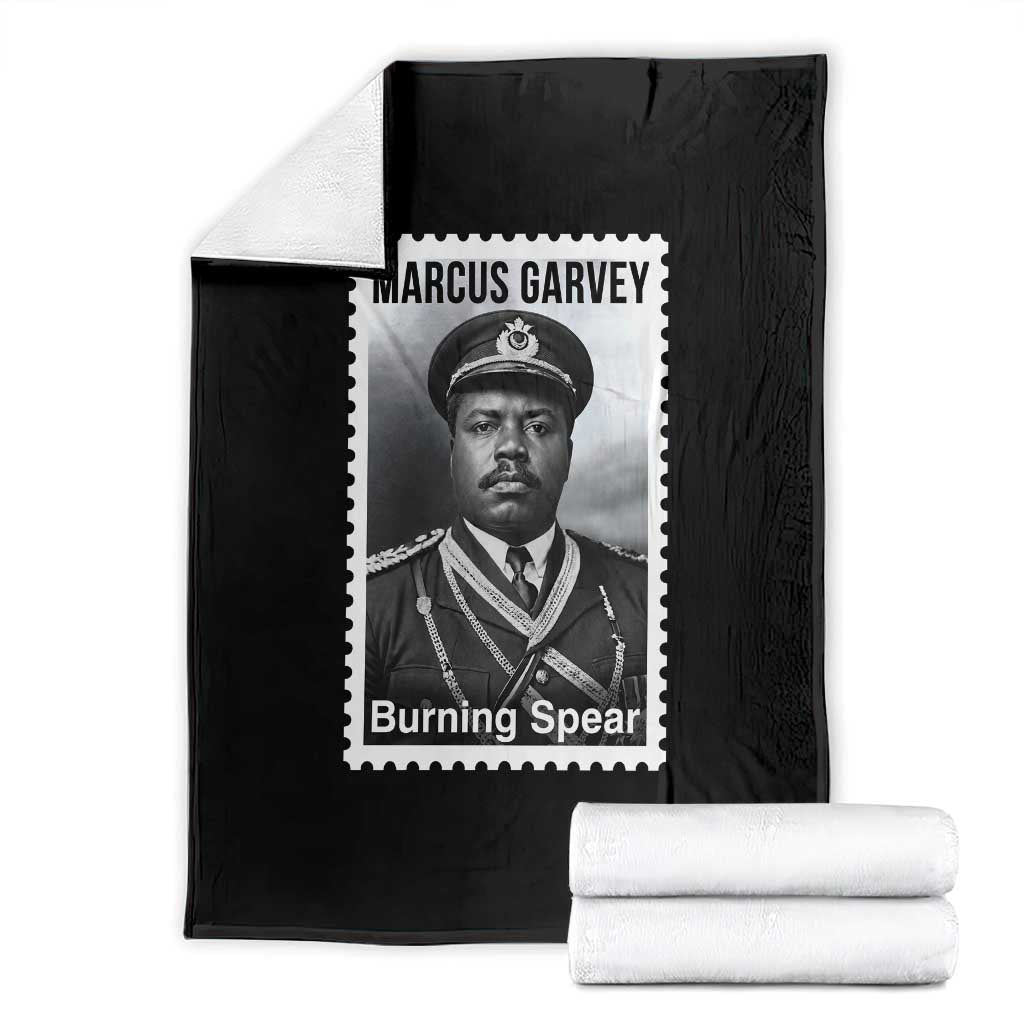 Marcus Garvey Throw Blanket Jamaican National Hero Legacy Gift TS12 Black Print Your Wear
