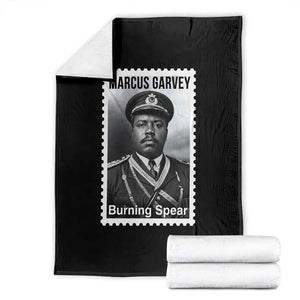 Marcus Garvey Throw Blanket Jamaican National Hero Legacy Gift TS12 Black Print Your Wear