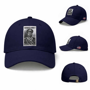 Marcus Garvey Baseball Cap Jamaican National Hero Legacy Gift TS12 Baseball Cap Universal Fit Dark Blue Print Your Wear
