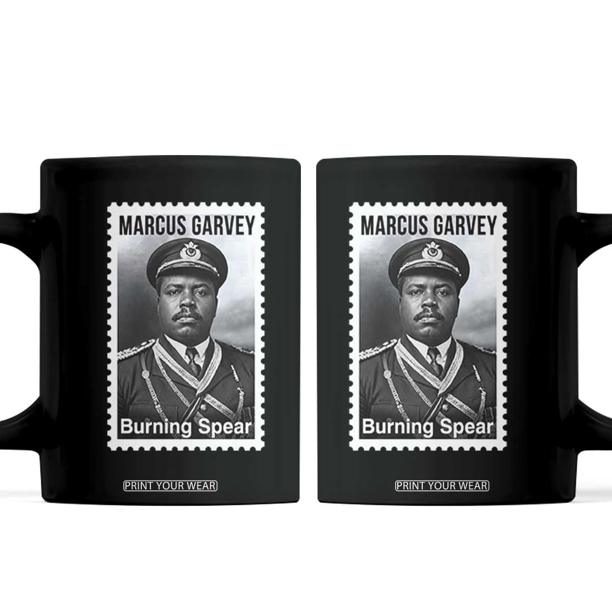 Marcus Garvey Coffee Mug Jamaican National Hero Legacy Gift TS12 Black Print Your Wear