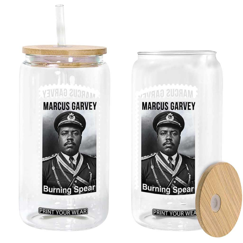 Marcus Garvey Glass Can Jamaican National Hero Legacy Gift TS12 Print Your Wear