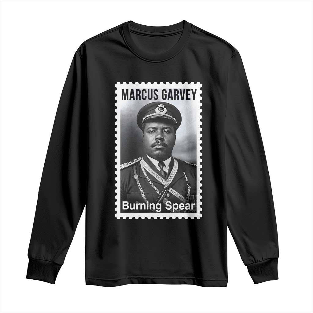 Marcus Garvey Long Sleeve Shirt Jamaican National Hero Legacy Gift TS12 Black Print Your Wear