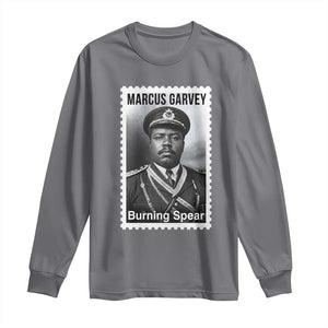 Marcus Garvey Long Sleeve Shirt Jamaican National Hero Legacy Gift TS12 Charcoal Print Your Wear