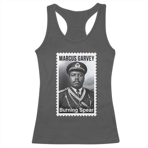 Marcus Garvey Racerback Tank Top Jamaican National Hero Legacy Gift TS12 Dark Heather Print Your Wear