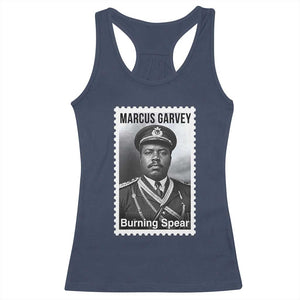 Marcus Garvey Racerback Tank Top Jamaican National Hero Legacy Gift TS12 Navy Print Your Wear