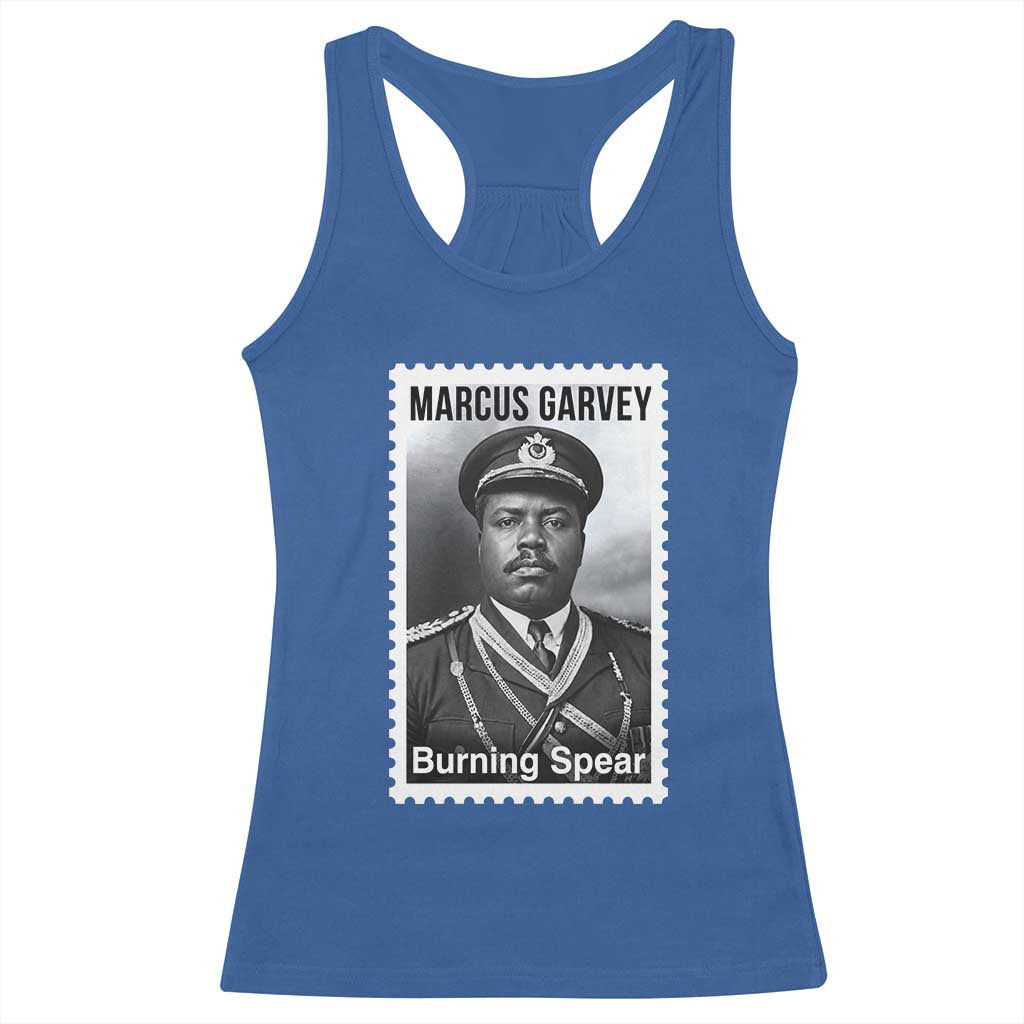 Marcus Garvey Racerback Tank Top Jamaican National Hero Legacy Gift TS12 Royal Blue Print Your Wear