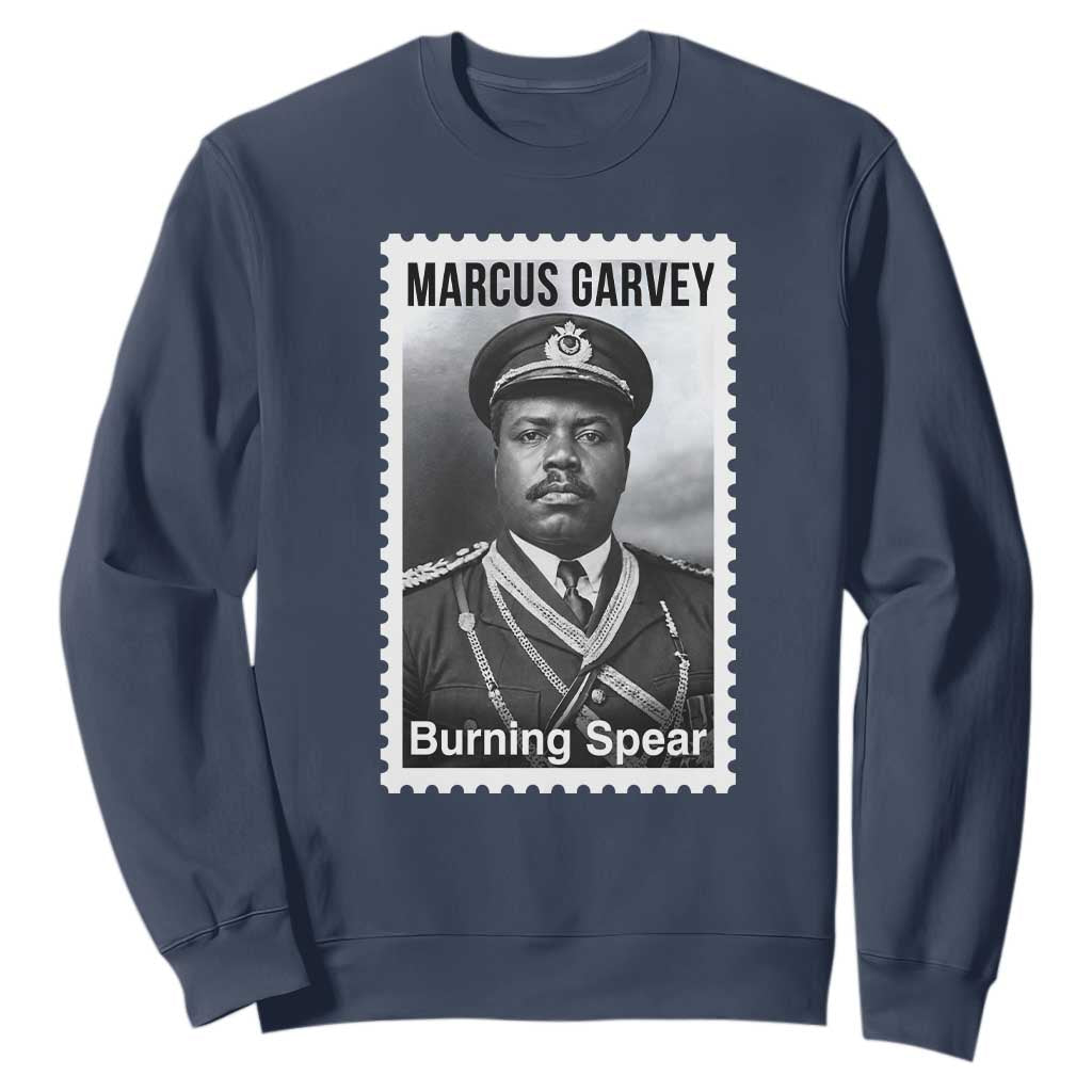 Marcus Garvey Sweatshirt Jamaican National Hero Legacy Gift TS12 Navy Print Your Wear