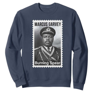 Marcus Garvey Sweatshirt Jamaican National Hero Legacy Gift TS12 Navy Print Your Wear