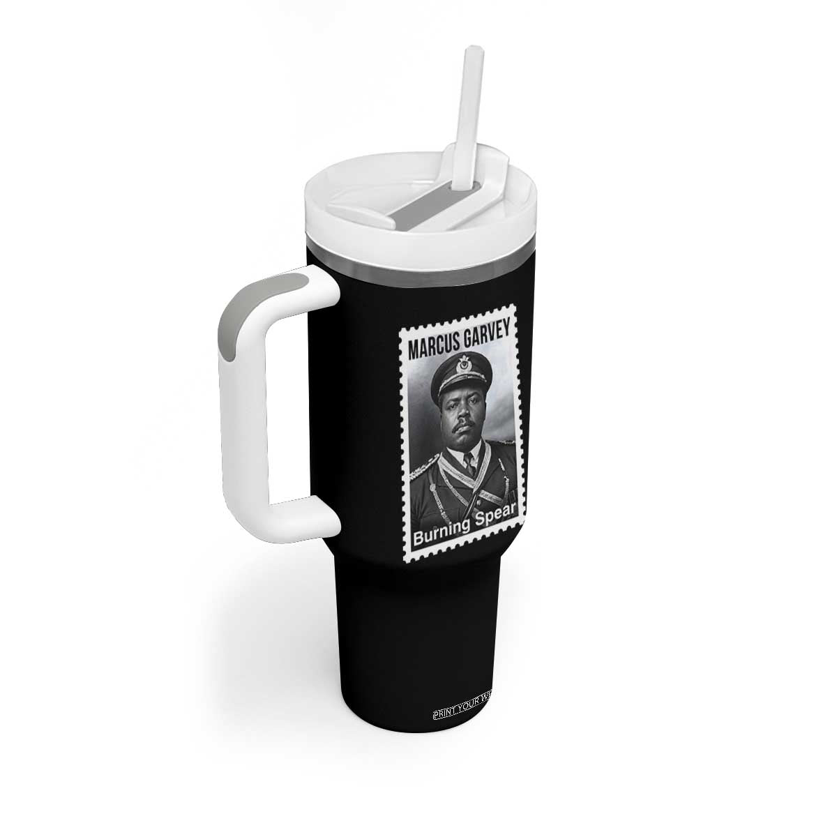 Marcus Garvey Tumbler With Handle Jamaican National Hero Legacy Gift TS12 Print Your Wear