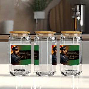 Marcus Garvey Pan African Flag Glass Can A People Without Knowledge Of Their Past Quote TS12 Print Your Wear