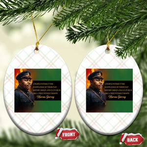Marcus Garvey Pan African Flag Ceramic Ornament A People Without Knowledge Of Their Past Quote TS12 Print Your Wear