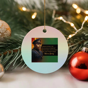 Marcus Garvey Pan African Flag Ceramic Ornament A People Without Knowledge Of Their Past Quote TS12 1pc Pastel Print Your Wear