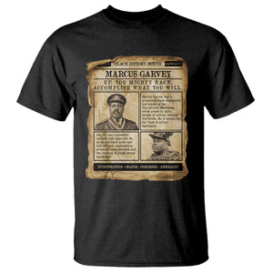 Vintage Newspaper Marcus Garvey T Shirt Up You Mighty Race Quote TS12 Black Print Your Wear