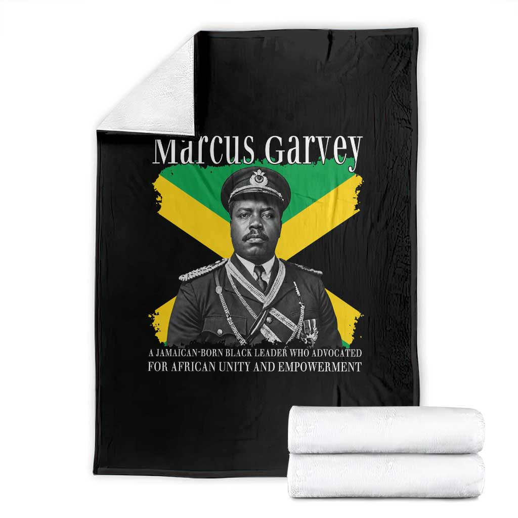 Marcus Garvey Jamaican National Hero Throw Blanket Pan Africanism History Gift TS12 Black Print Your Wear