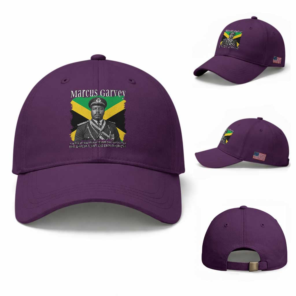 Marcus Garvey Jamaican National Hero Baseball Cap Pan Africanism History Gift TS12 Baseball Cap Universal Fit Purple Print Your Wear