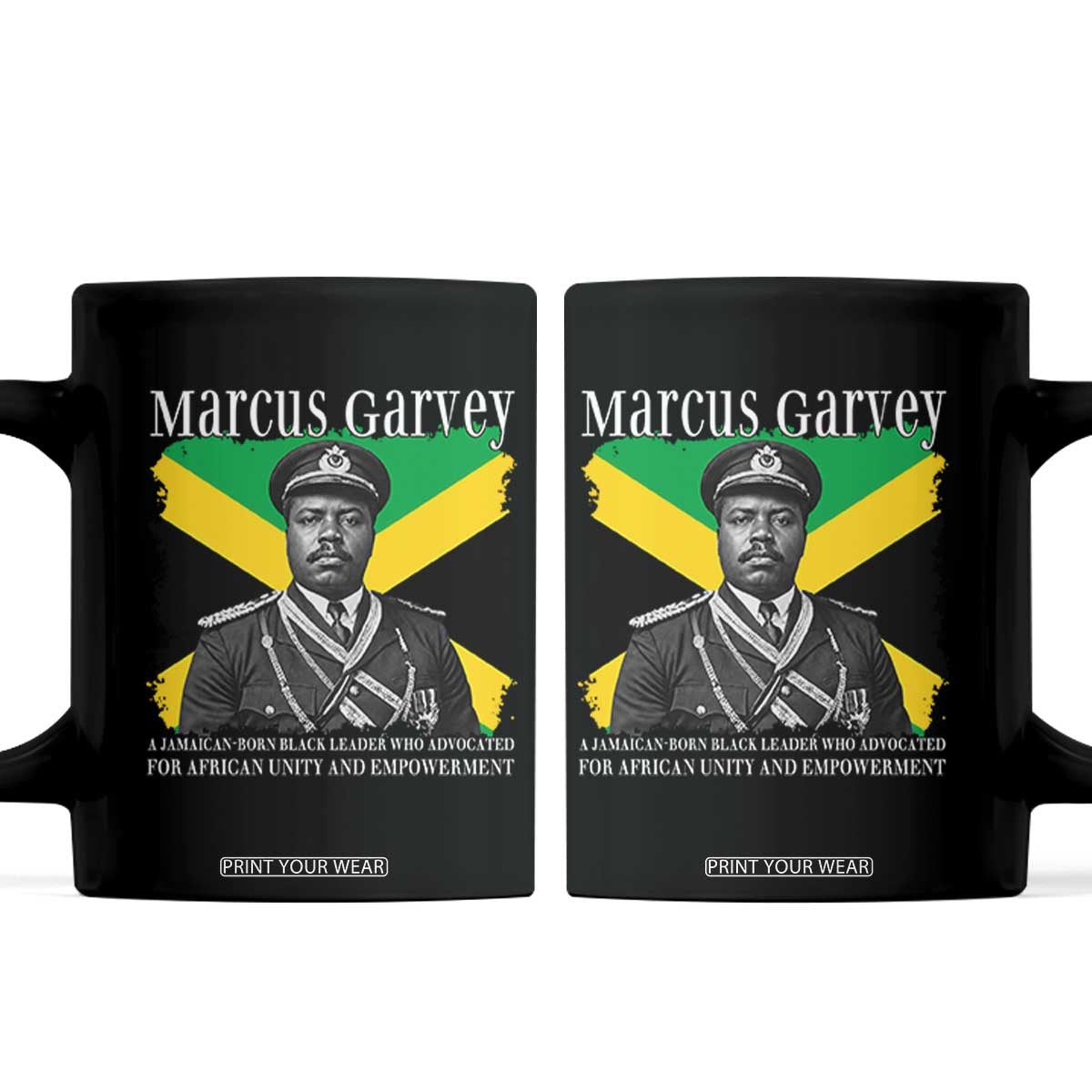 Marcus Garvey Jamaican National Hero Coffee Mug Pan Africanism History Gift TS12 Black Print Your Wear