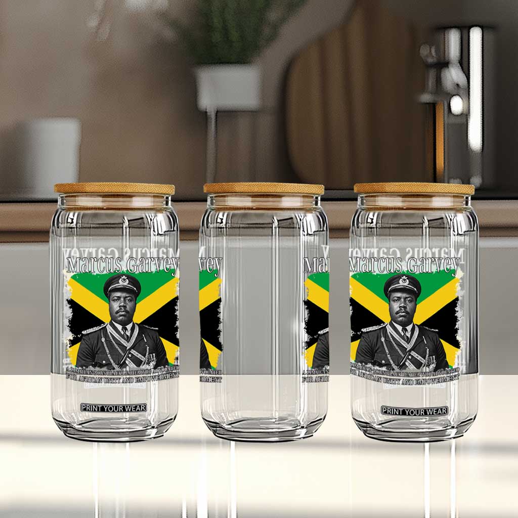 Marcus Garvey Jamaican National Hero Glass Can Pan Africanism History Gift TS12 Print Your Wear