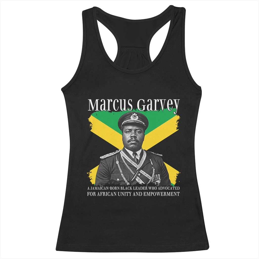 Marcus Garvey Jamaican National Hero Racerback Tank Top Pan Africanism History Gift TS12 Black Print Your Wear