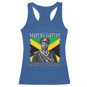 Marcus Garvey Jamaican National Hero Racerback Tank Top Pan Africanism History Gift TS12 Royal Blue Print Your Wear